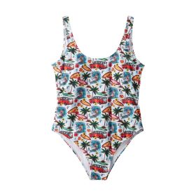 One Piece,Adult Women,Sexy Halter One Piece Swimsuit,Summer Vacation,Swimming,Spa,Surfing,Bath,Pool (Option: Sandy-XXL)
